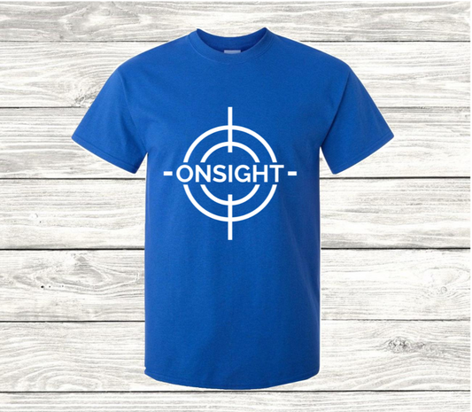 2Tone Target T-shirt (Blue/white)