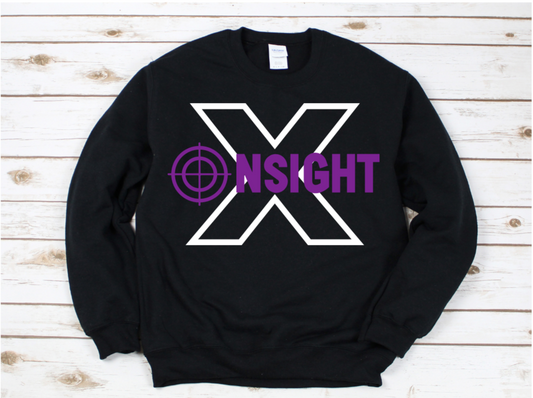 Trifecta X Sweater (Black/White/Purple)