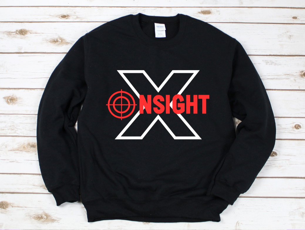 Trifecta X Sweater (Black/White/Red)