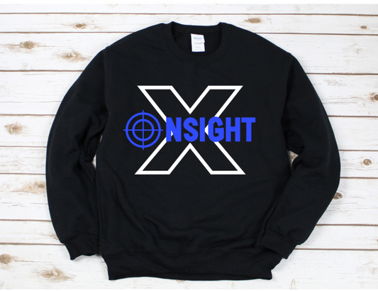 Trifecta X Sweater (Black/White/Royal)