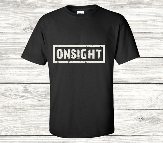 2Tone Stamped T-shirt (Black/white)