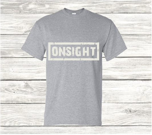 2Tone Stamped T-shirt (Grey/white)