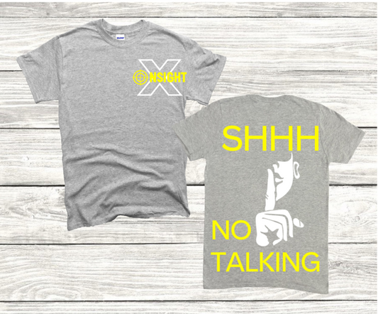 Trifecta SHHH T-shirt (Grey/White/Yellow)